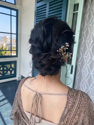 ヘアアレンジ ヘアセットサロン ココのヘアスタイル