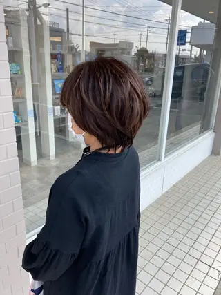 ショート カラー 星野 美沙のヘアスタイル