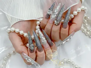 ロング Nail Salon To Be珈月のネイルデザイン