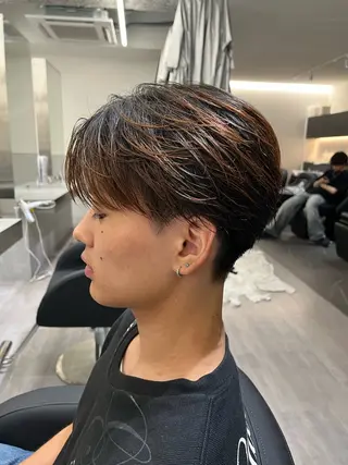 ショート メンズ 竹内 怜央のヘアスタイル