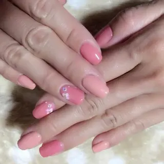 セミロング ネイル Monica nails/福島のネイルデザイン
