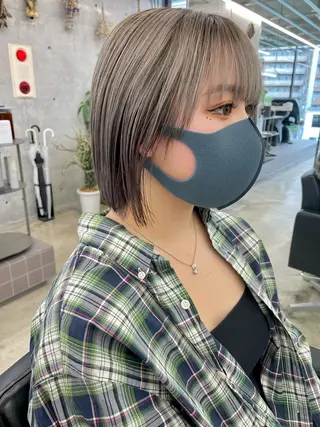ショート カラー 艶髪/透明感カラー tawadaのヘアスタイル