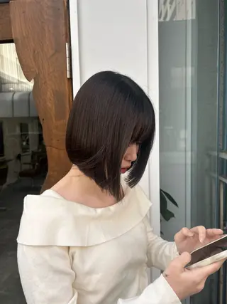 ミディアム 木藤 優杏のヘアスタイル
