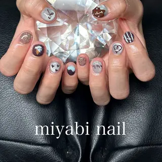 ネイル miyabi nail 桂川駅近くのネイルデザイン