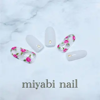 ネイル miyabi nail 桂川駅近くのネイルデザイン