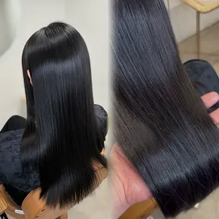 ロング 韓国風カラー🇰🇷 髪質改善RIKU新宿のヘアスタイル