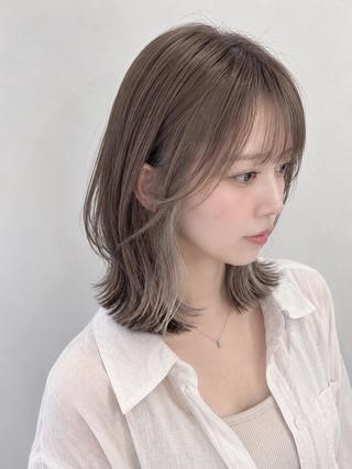 ミディアム 🐺ウルフ/レイヤー 似合わせ‎🤍沙羅のヘアスタイル