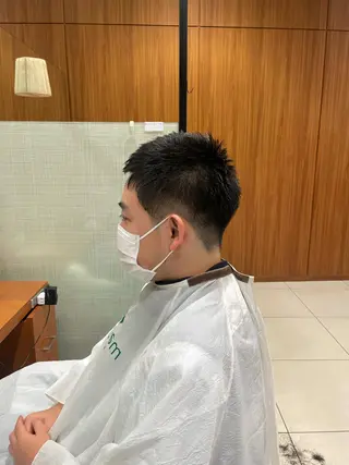 ショート メンズ 髙田 千華 髪質改善ストレートのヘアスタイル