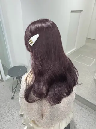 ロング カラー ヘアアレンジ ♥️暖色支持多数 ♥️銀座 mioのヘアスタイル