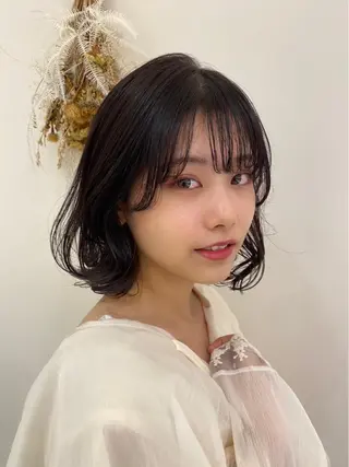 ショート カラー ヘアアレンジ 銀座メンズ専門🖤 叶奈々のヘアスタイル