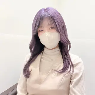 ロング カラー 🩵ブリーチカラー MIORI🩵のヘアスタイル