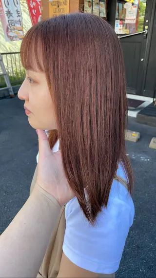セミロング カラー JowA✂︎ 目片夏実のヘアスタイル