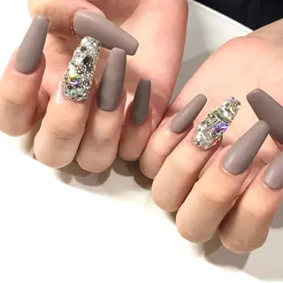 ネイル 渋谷/チップ長さ出し 👑アプレgel-xのネイルデザイン