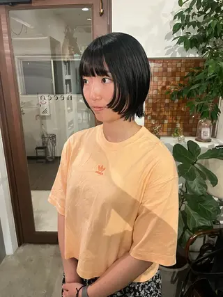 ショート 柴田 さくら/パーマモデルのヘアスタイル