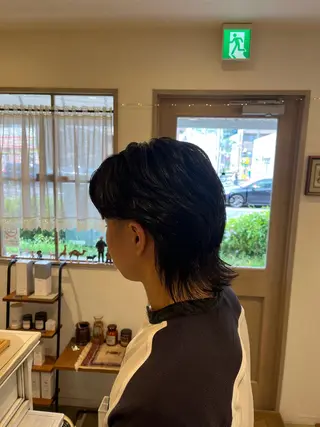 ミディアム パーマ メンズ 🌀メンズパーマ🌀 🐏丸山祐宇🐏のヘアスタイル