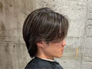ショート カラー メンズ 朝ラクパーマ 【SENA】のヘアスタイル