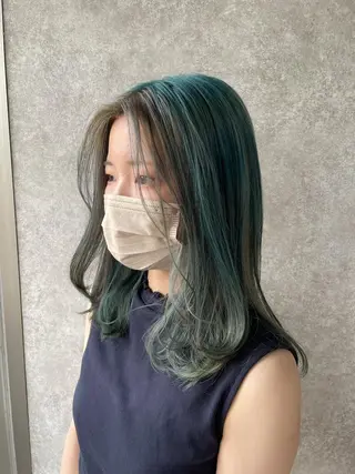 セミロング カラー 🫧ヒシダアキ taboo.i🫧のヘアスタイル