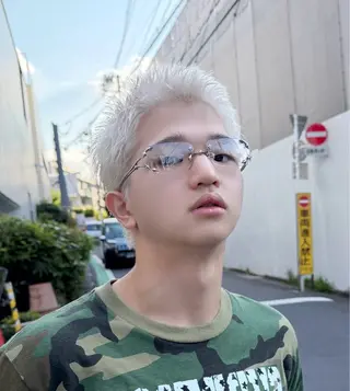 カラー ヘアアレンジ メンズ (メンズ特化)AKI /古本晃大のヘアスタイル