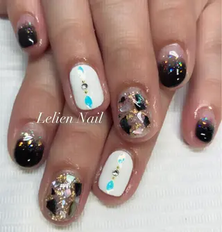 ネイル モチの良さ◉ フィルインネイル♡のネイルデザイン