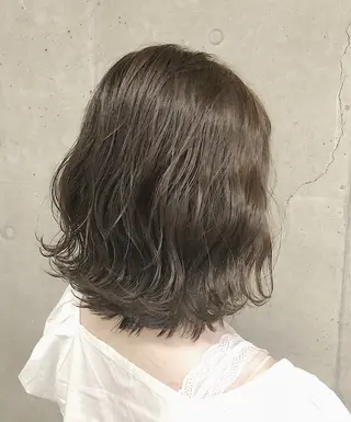 ミディアム カラー ノンダメージ髪質改善 カラー💎/KURAのヘアスタイル