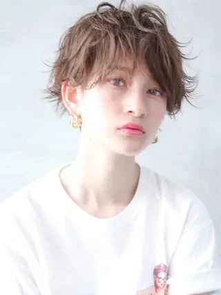 ショート カラー 🉐レイヤー/塩見 弘樹🉐渋谷のヘアスタイル