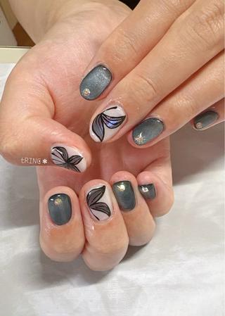 ネイル tRING* しいの木台のネイルデザイン