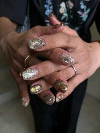 ネイル 草加ニュアンスネイル 🌚hersのネイルデザイン