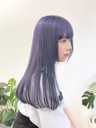 ロング カラー ブリーチ ハイトーン 特化🌈フジタハルキのヘアスタイル
