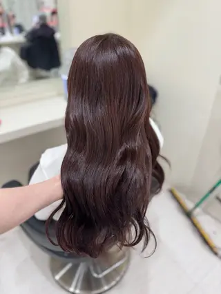 ロング カラー 🤎モテ髪＆透明感 ミルクティー🥣🤎のヘアスタイル