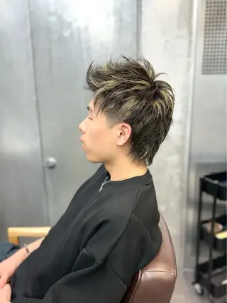 メンズ メンズパーマ 特化Enhanceのヘアスタイル