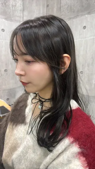 ロング カラー 堀越 智仁のヘアスタイル