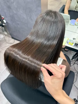 ロング 髪質改善・縮毛矯正 Taijuのヘアスタイル