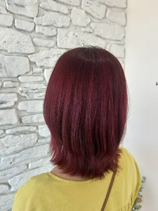 カラー 小田井 あすかのヘアスタイル