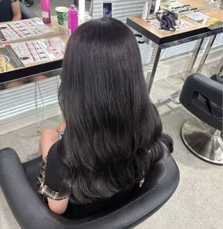 ロング miku/ラベンダー 透明感カラー🪻❤︎のヘアスタイル