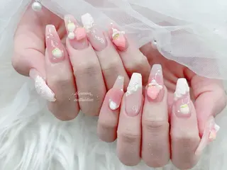 ネイル MoMoA Nail ネイル長さ出し専門店のネイルデザイン