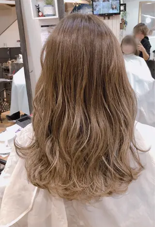 セミロング カラー taishi taishiのヘアスタイル