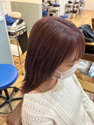 ミディアム カラー 🐰ハイトーンカラー 畠山　渡🐰のヘアスタイル