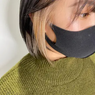 ショート カラー 暖色カラー🍊 せきゆうかのヘアスタイル