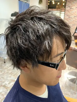 ショート メンズ カラー matilda hair Men'sのヘアスタイル