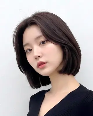 ショート セジュン 韓国レイヤー/顔周りのヘアスタイル