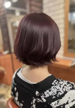 カラー ミディアム flencia 丸 和博|カットのヘアスタイル
