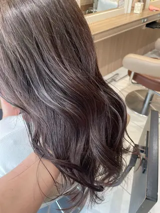 ミディアム カラー ヘアアレンジ 韓国ヘアメイク🎀/ 縮毛矯正✨山本媛香のヘアスタイル