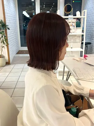 ショート カラー 💫レイヤーカット 💫ブリーチ💫サキのヘアスタイル