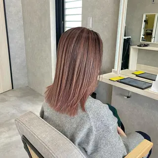 ミディアム カラー 一ノ瀬 暁のヘアスタイル
