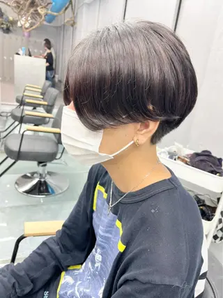 パーマ メンズ 松戸レイヤーカット 塚原悠斗のヘアスタイル