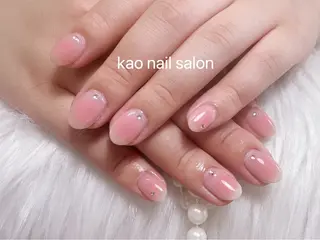 ネイル kao nail マグネット/長さだしのネイルデザイン