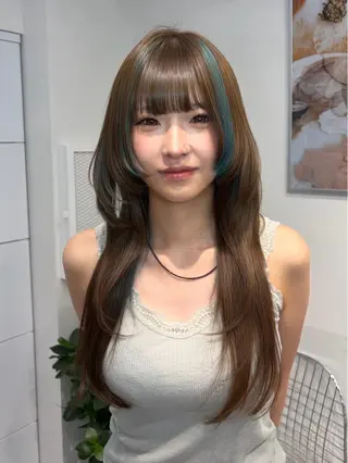 ロング カラー sera 🎀ボブカットのヘアスタイル