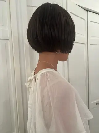 カラー ブリーチカラー🎀 韓国風/寺門美優のヘアスタイル