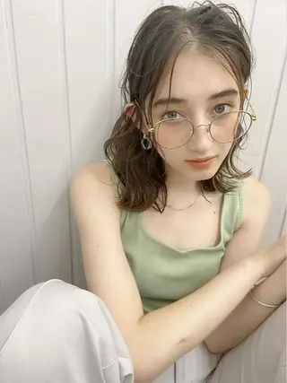ロング カラー パーマ ヘアアレンジ メンズ キッズ ネイル マツエク・マツパ 横浜Bob美容師🤎 ERINAのヘアスタイル