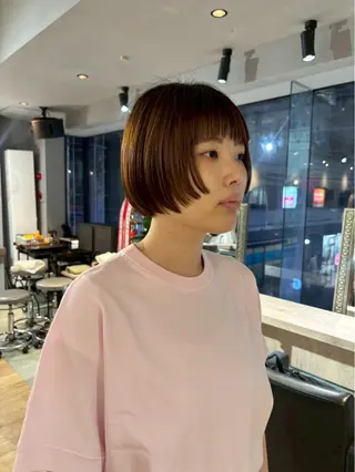 ショート カラー 似合わせ特化❤️ カット/パーマ/梅田のヘアスタイル